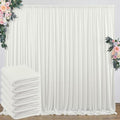 30 ft x 10 ft Wrinkle Free Ivory Backdrop Curtain by Outpain