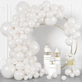 164Pcs Pearl White Balloons Garland Arch Kit Different Sizes | 18 12 10 5 inch by OUDDYLIFE