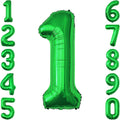 Green Number 1 Balloon 40 Inch, Foil Numeral by Unknown