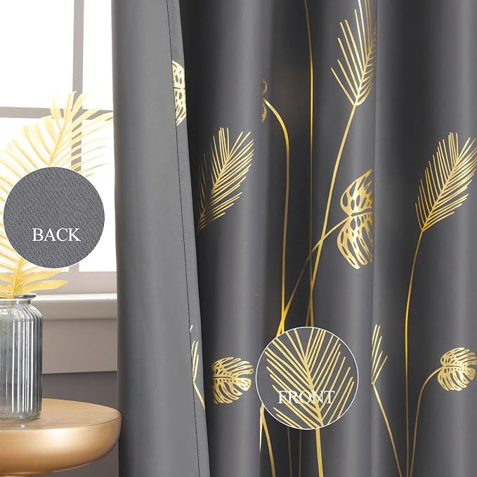 Blackout Curtain & Drape for Sliding Door 80W x 96L Inch Long Window Curtain - Image 5