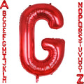AULE 40 Inch Red G Balloon Letter Foil A-Z Birthday Big Alphabet | Birthday by AULE