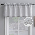 Beda Home Tassel Linen Textured Swag Curtain Valance by BedaHomeBedaLife