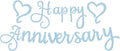 Pre-Strung Happy Anniversary Banner by EONNCNT