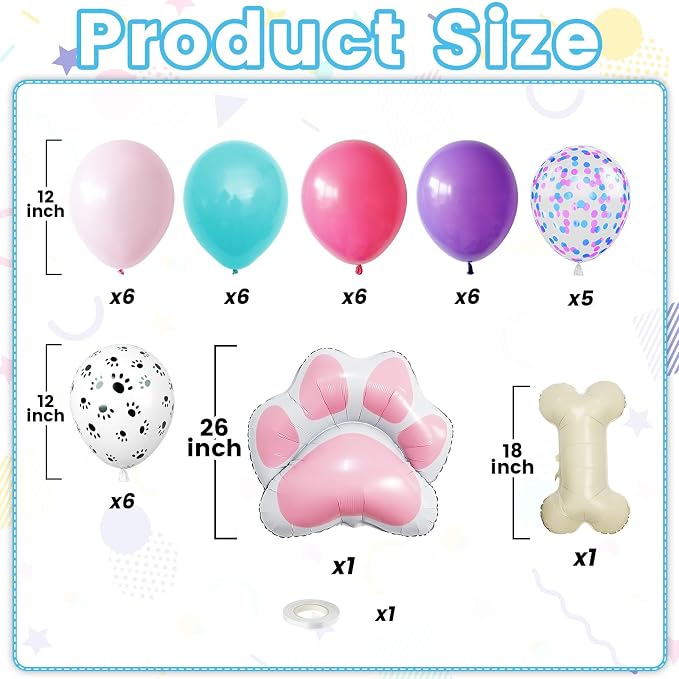 Paw Print Balloons - Image 2
