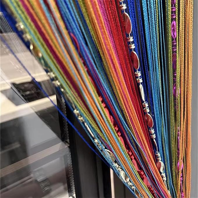 ave split 100cmX200cm Decorative Door String Curtain Beads Wall Panel Fringe by avesplit