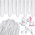 White 260 Balloons, Thickening Long Balloons by ZBYDNG