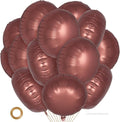 20 Pcs Chocolate Round Shaped Balloons, 18 Inch Round Foil Balloon, Giant Round by YOTHORN