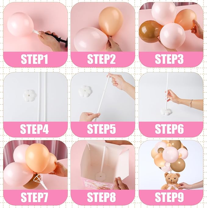 Lenwen 6 Sets Baby Letter Boxes Decorations Table Centerpieces - Image 4