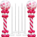 6 Set Heavy-Duty Balloon Column Stand Kit by Heytimi