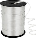 500 Yards White Crimped Texture Curling Ribbon by Gliberli