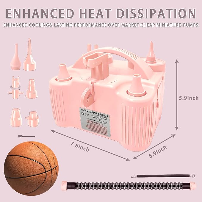 4-in-1 Electric Balloon Pump for All Balloons, Inflatables, and Sports Balls - Image 6