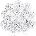 Silver Confetti Balloons by VHUWE