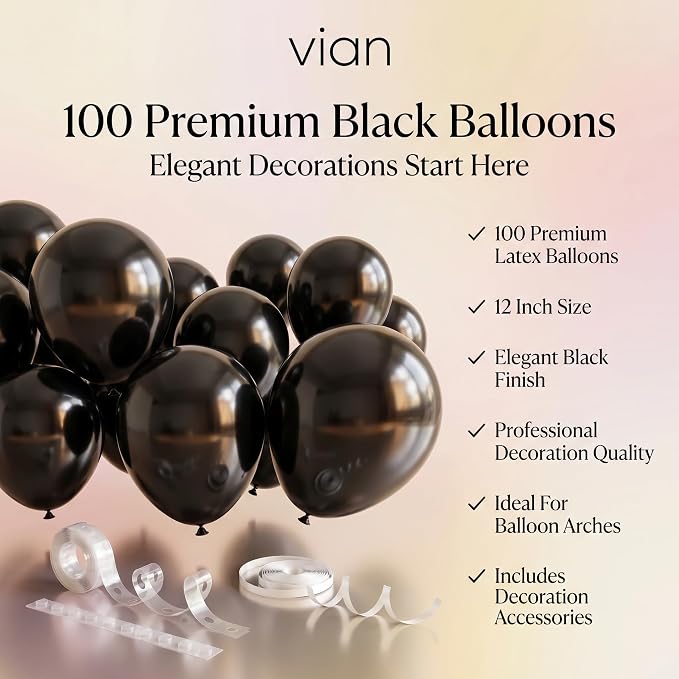 Balloons 100 Pack 12 Inch – Latex Party Balloons - Image 2