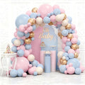 Gender Reveal Balloon Arch Kit, Metallic Gold，Sand, Bachelorette, Baby Shower by Unknown