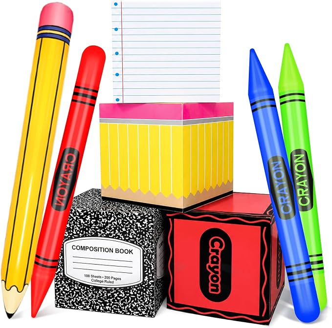 Denylo pro 8 Pcs Back to School Balloon Box Decoration by Denylopro