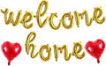 TONIFUL 16 Inch Gold Cursive WELCOME HOME Foil Letter Balloon Banner Decor | by TONIFUL