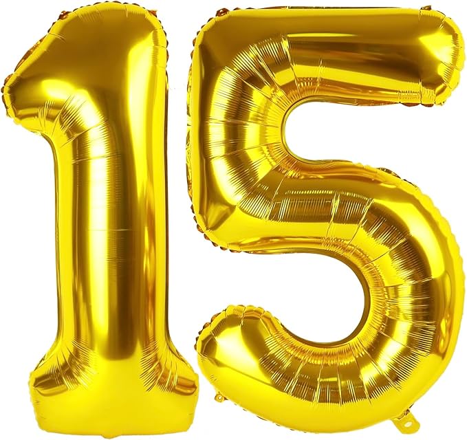 Gold 15 Balloon by IWERP