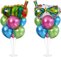 2 Sets Green Caterpillar Balloon Stands by ZyloonDecoration