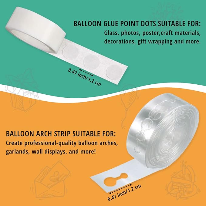 ALLFUN Balloon Arch Kit Balloon Arch Strip Balloon Tape - Image 3