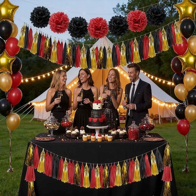 Red, Baby Shower, Party Decoration - Image 5