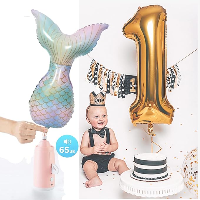 Electric Magic Balloon Pump, Electric Air Inflator Party Air Blower Pump - Image 5