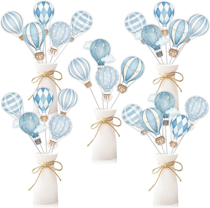 Hot Air Balloon Theme Party Decorations by JOYMEMO