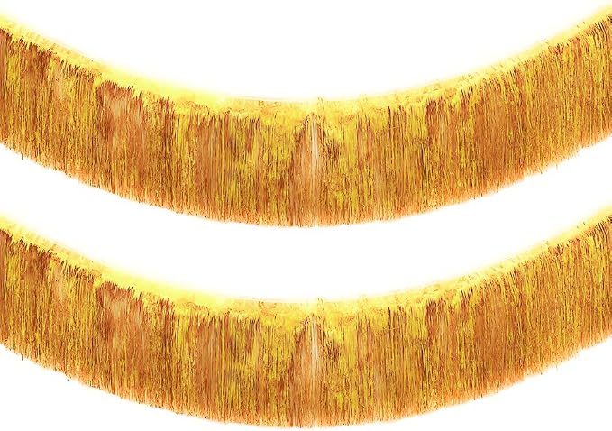 Premium Gold Fringe Tinsel Garland by LILF