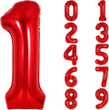 Number Balloons Red Party Balloon by United-UnicornsParty
