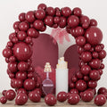 Voircoloria 90pcs Burgundy Balloons Garland Arch Kit, 18 12 10 5 Inch | by Voircoloria