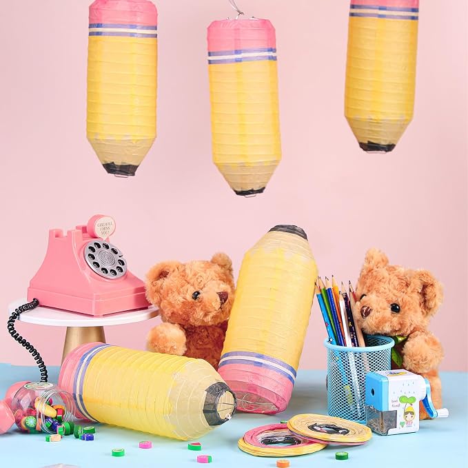 Retisee 12 Pcs Pencil Hanging Paper Lantern - Image 2