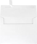 LUXPaper A7 Invitation Envelopes | Peel & Press | 5 1/4" x 7 1/4" | Crystal Metallic | 80lb. Text | 50 Qty