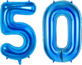 Number 50 Balloons for 50th Birthday Party Decorations, 0-100 Large No.50 by Joycard