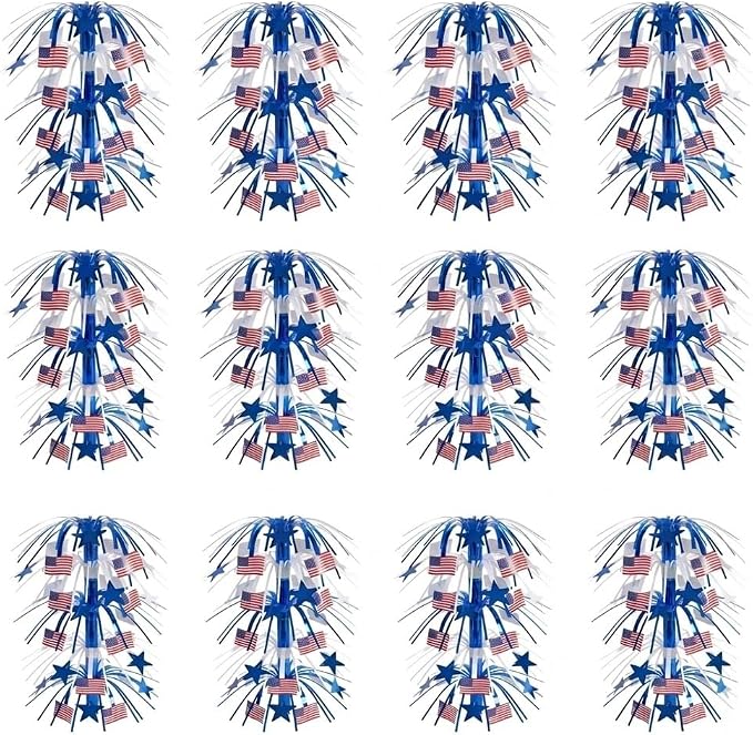 PMU 12 Pcs 21 Inch Patriotic Centerpieces by PMU
