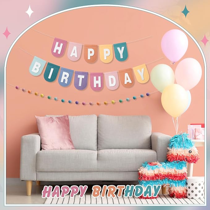 Hahafelt 125 Pcs Make Your Own Banner Kit Personalized Handmade Name Scallop - Image 7