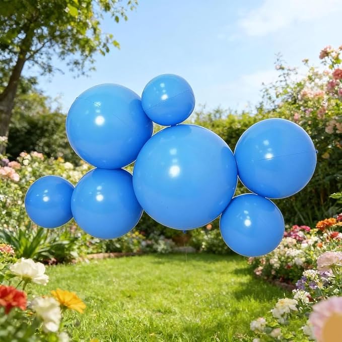 Reusable Inflatable Balloon Garland Arch Kit, 43in/15in Linked Pvc Balloons - Image 8