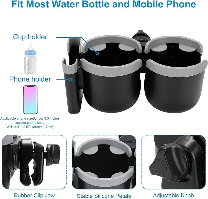 Accmor Stroller Cup Holder - Image 5
