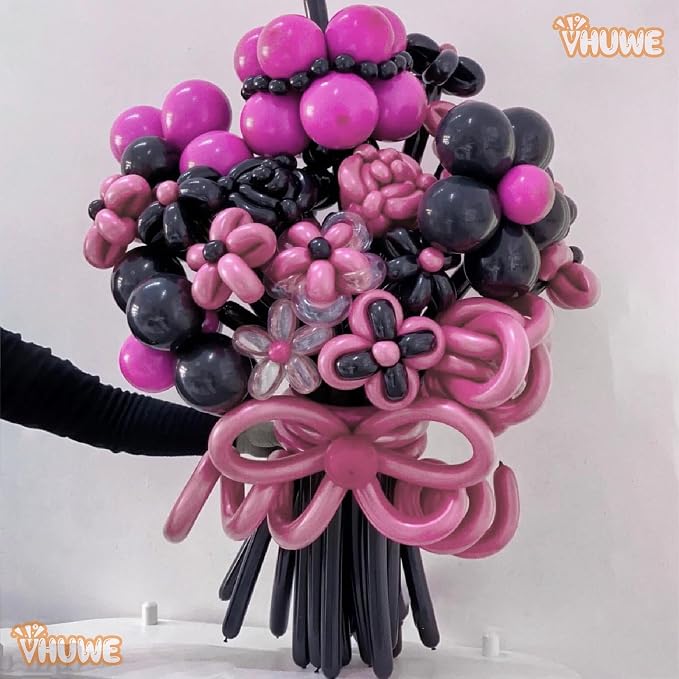 260 Balloons Dusty Pink, Thickened 100 Pack Long Balloons Twisting Skinny Magic - Image 8
