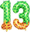 40 Inch Pixel Foil Number 13 Balloon by TNCDJKPA
