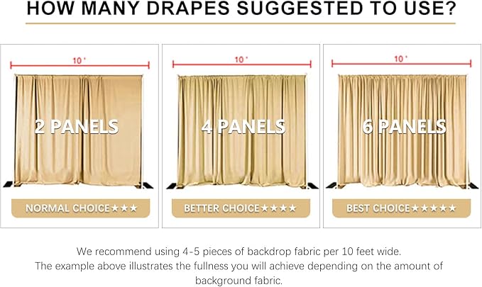 10 x 7 Feet Lake Blue Backdrop Curtain for Partie, Background Curtains for Photoshoot, Birthday, Wedding, Halloween, Thanksgiving, Christmas Day, New Year Party Decorations 5Ft x 7Ft, 2 Panels