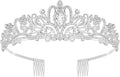 Tiara Crown for Women, Queen Tiaras for Bridal, Pageant | Metal Crown for by Papoopy