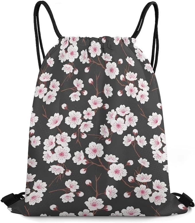 Gym Drawstring Backpack Water Resistant Sackpack by Unknown