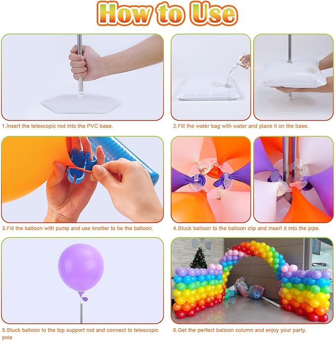 Chamvis 2 Set Balloon Column Kit - Image 3