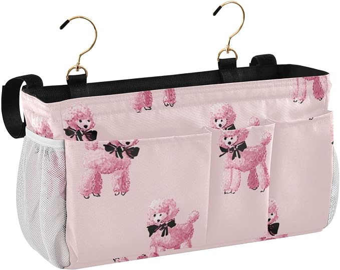 Bedside Caddy Metal Frame Hanging Organizer Bunk Bed Dorm Accessories Hook And - Image 2