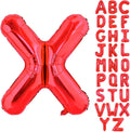 Red Letter X Balloons, X Balloon 40 Inch X Balloons Letter by BBPOOL