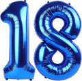 Numbers 17 Balloon 40Inch Blue Balloons by Argthjy