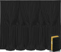 8 Panels Black Backdrop Curtains by Tao-GePartyDecorations
