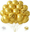 ZENO Gold Balloons 50pcs 12 Inch Helium Grade Latex Balloons by Unknown