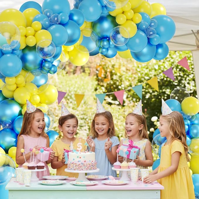 Cartoon Sponge Balloon Garland Arch Kit - Image 2