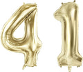Number 41 Balloons for 41st Birthday Party Decorations, 40 Inch 0-100 by Joycard