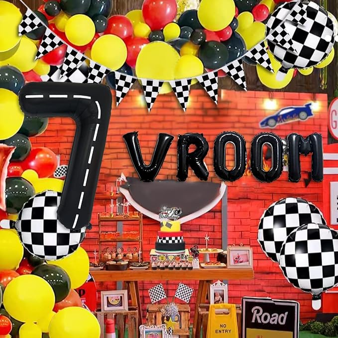 134pcs Race Car Balloon Birthday Party Supplies Decorations - Image 4